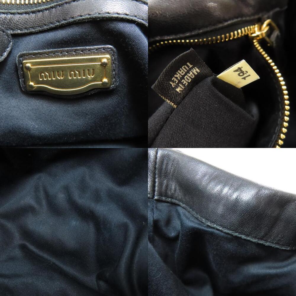 Miu MIu Matelasse Handbag Leather - Picture 6 of 11